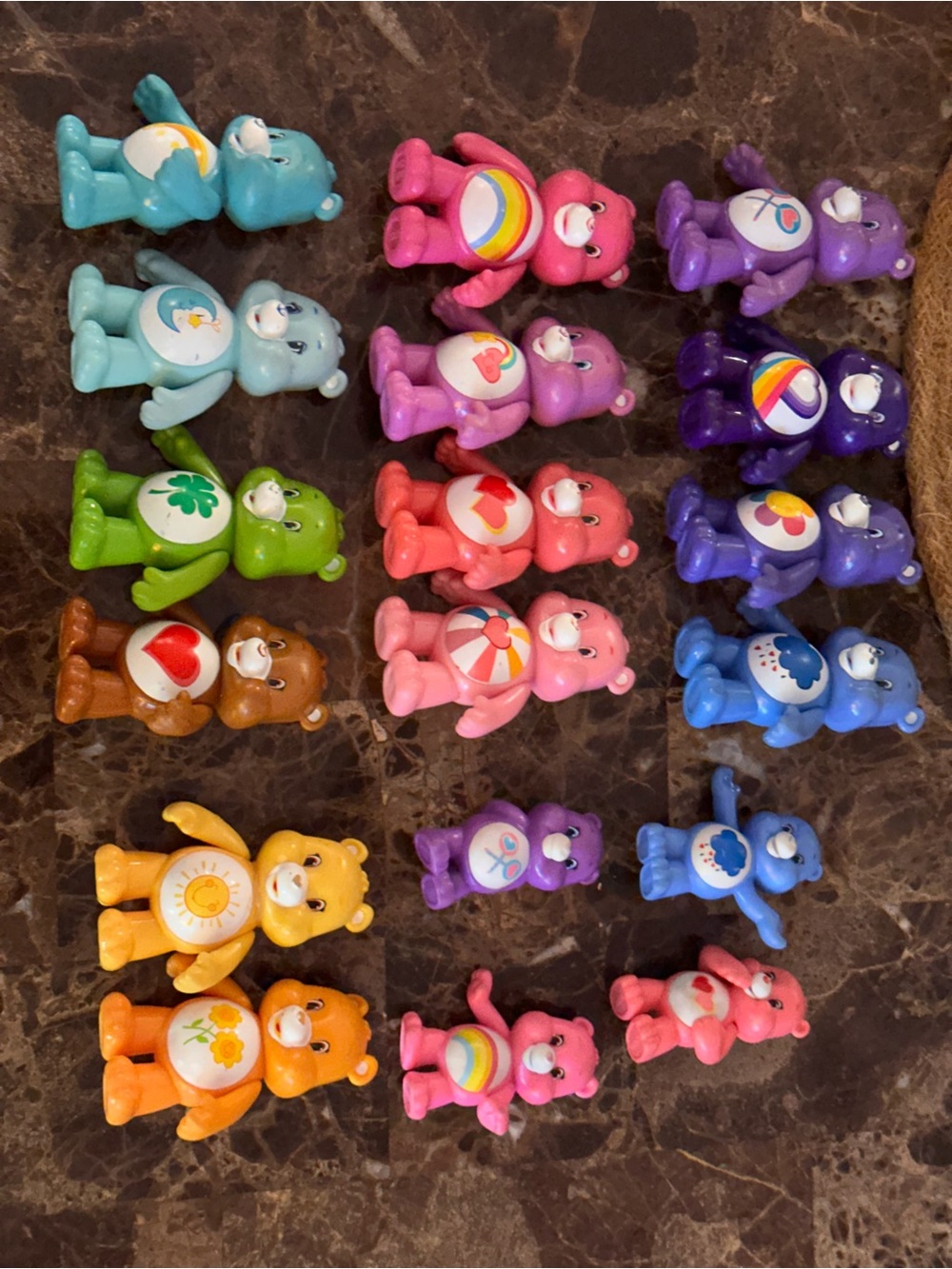 Care Bears Assorted 14 Mini Figures and 4 micros - Colorful Kids Toy Collectible